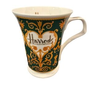 Harrods Knightsbridge Fine Bone China Tea Coffee Mug Rare Made in England